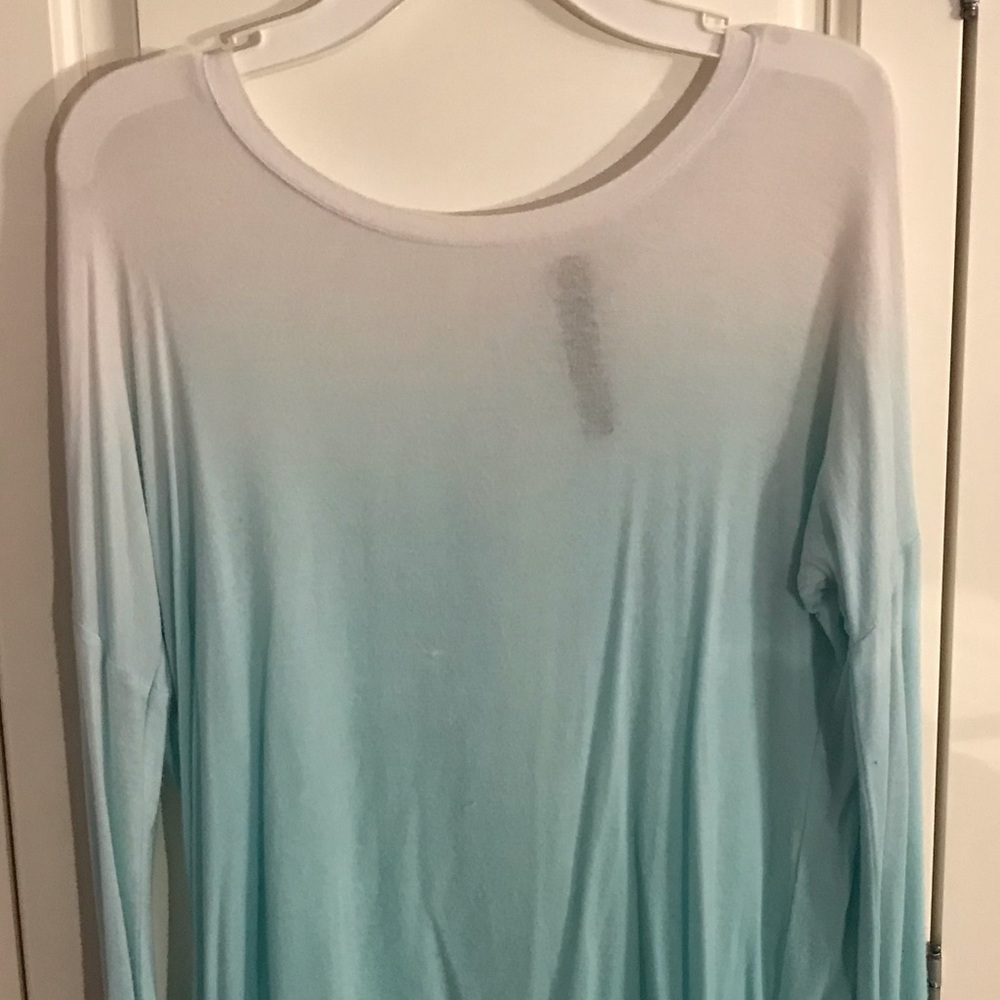 Ombré long sleeve shirt